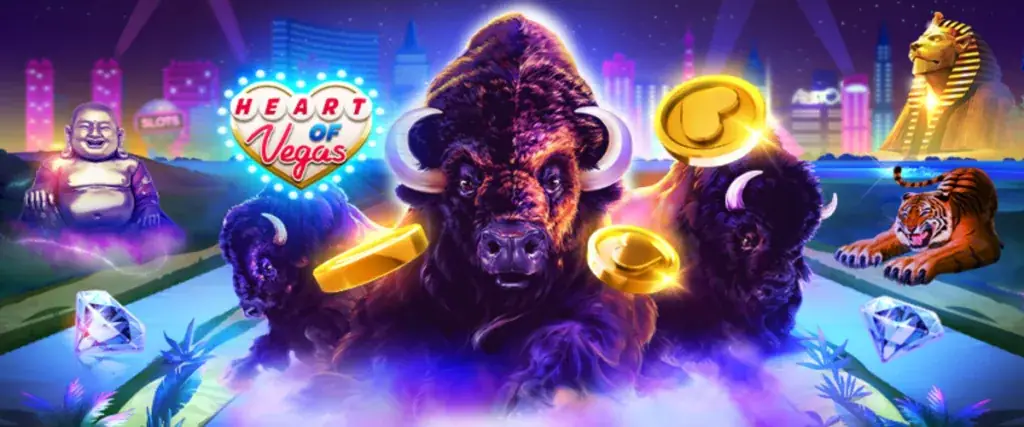 Heart of Vegas Games Banner