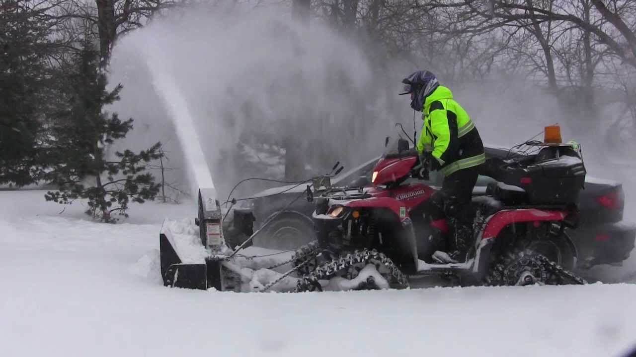 The ATV Snowblower Low Down What You NEED to Know ATVGuide