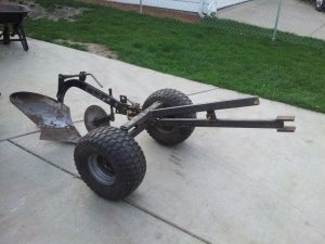 atv garden plow