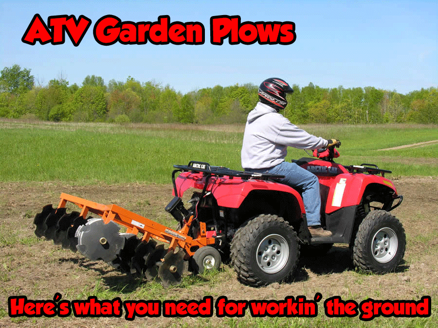Atv Garden Plows The Best Plowing