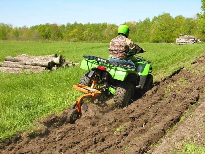 ATV Garden Plows: the best plowing attachments to use your ATV & UTV ...