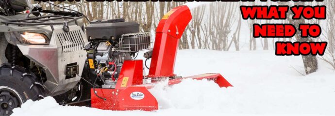 Adding a snow blower attachment for ATV: 4 Easy Steps