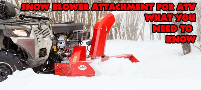 snow blower attachment for atv